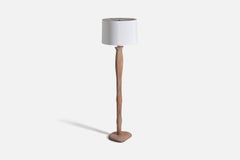 Yasha Heifetz, lampada da terra, rovere cerato, Stati Uniti, anni '60