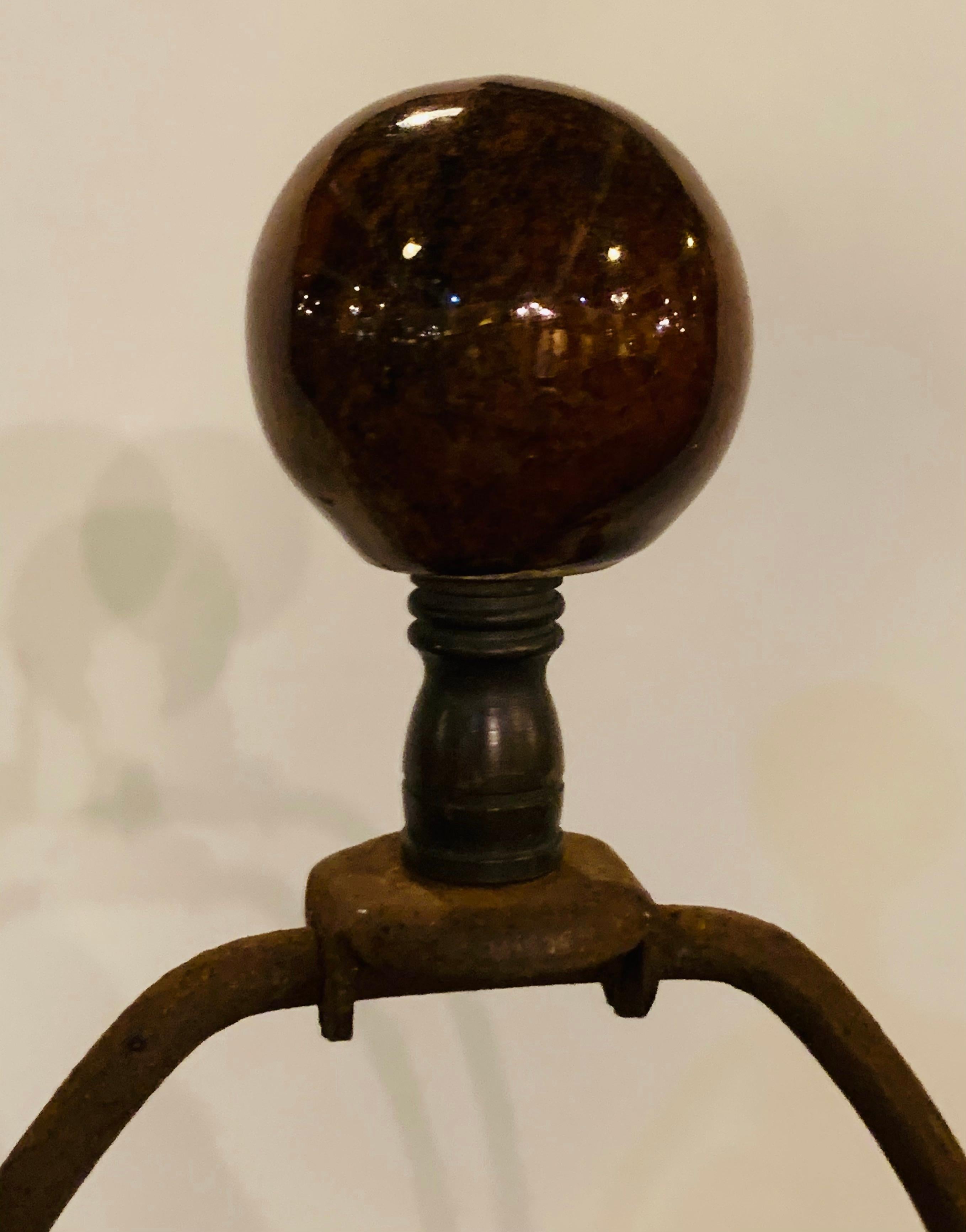 Yasha Heifetz Mid-Century Modern Ceramic Tree Trunk Table Lamp, a Pair 14