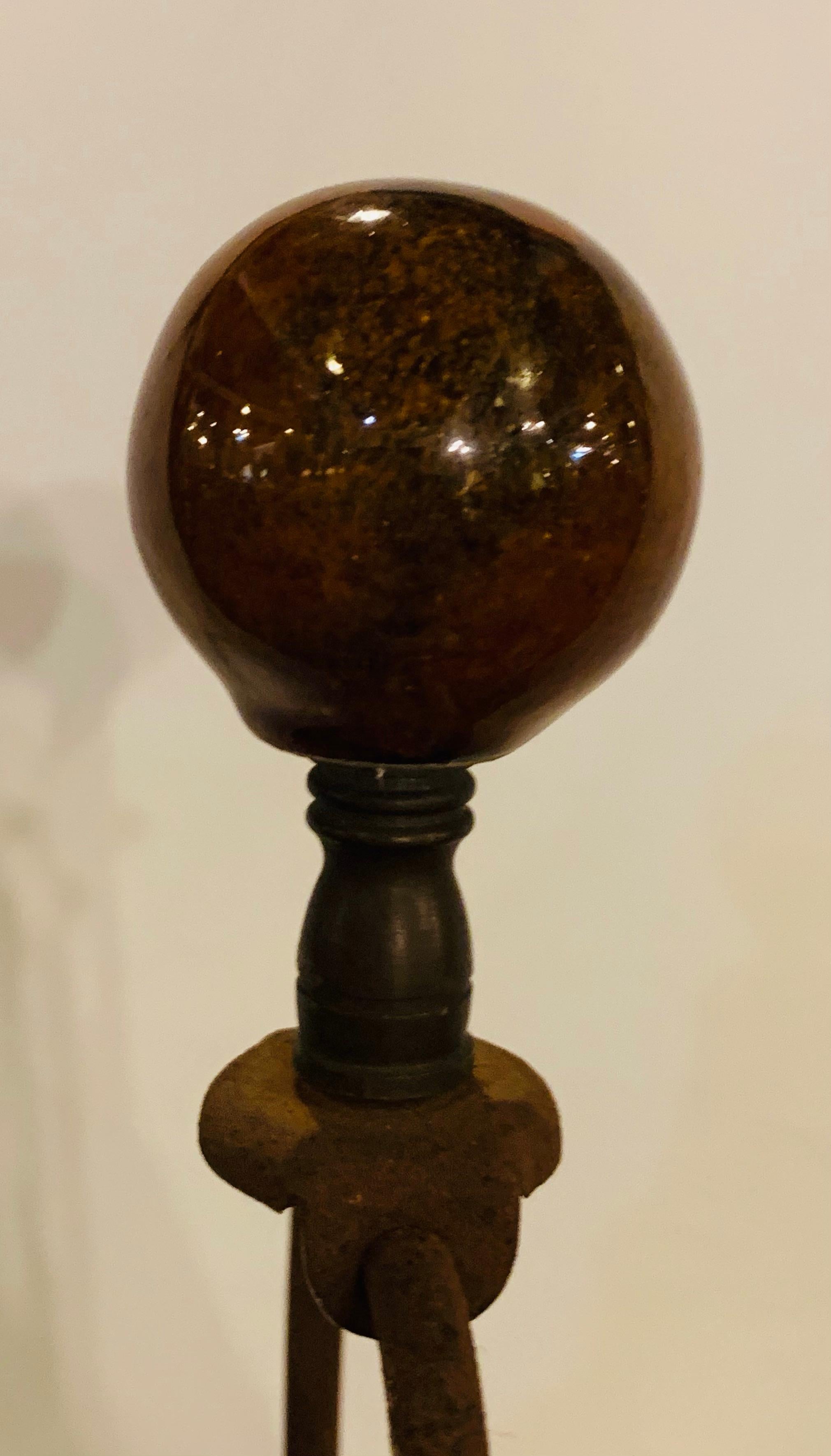 Yasha Heifetz Mid-Century Modern Ceramic Tree Trunk Table Lamp, a Pair 4