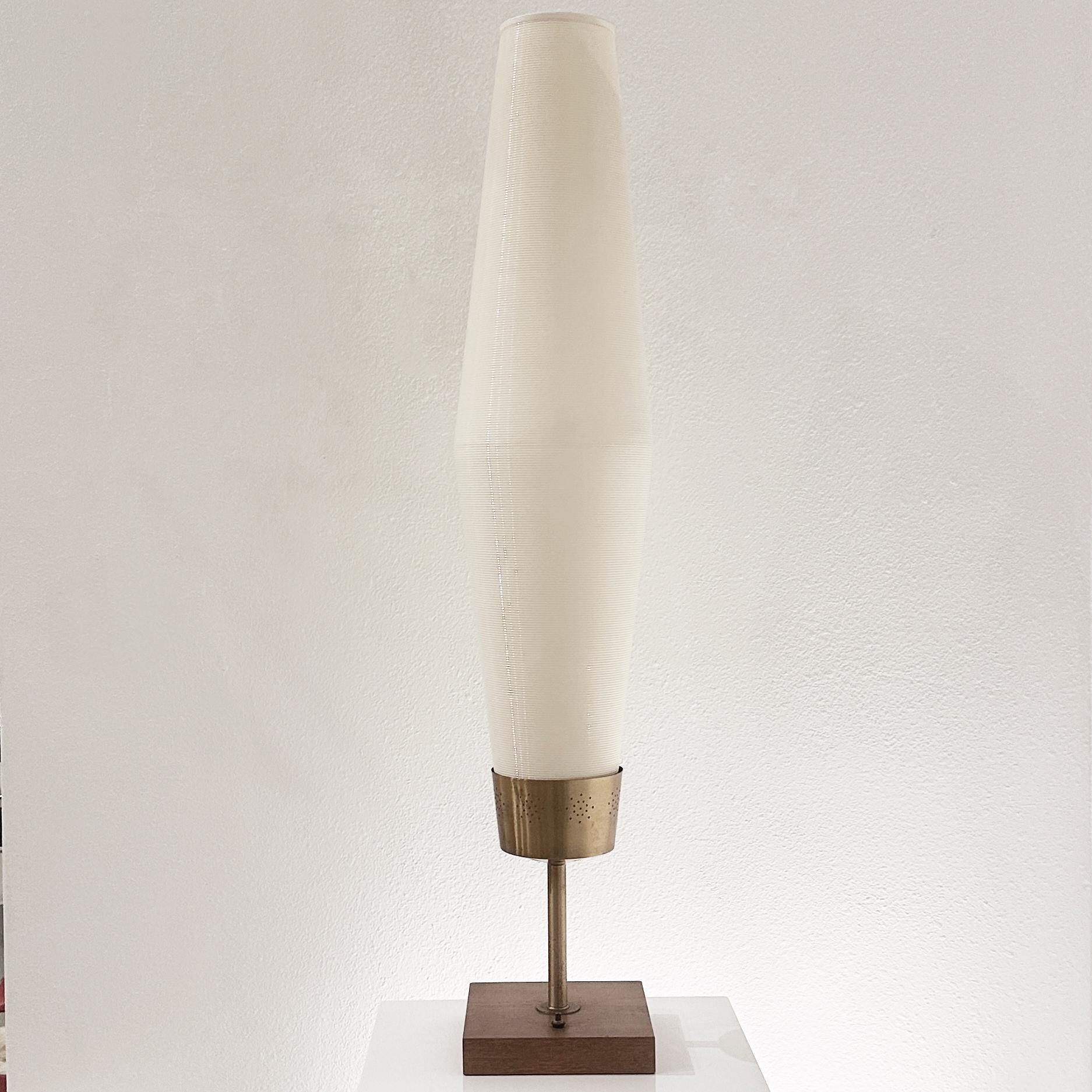 Mid-Century Modern Yasha Heifetz Rotaflex Oversized Table Lamp, ca 1950s For Sale