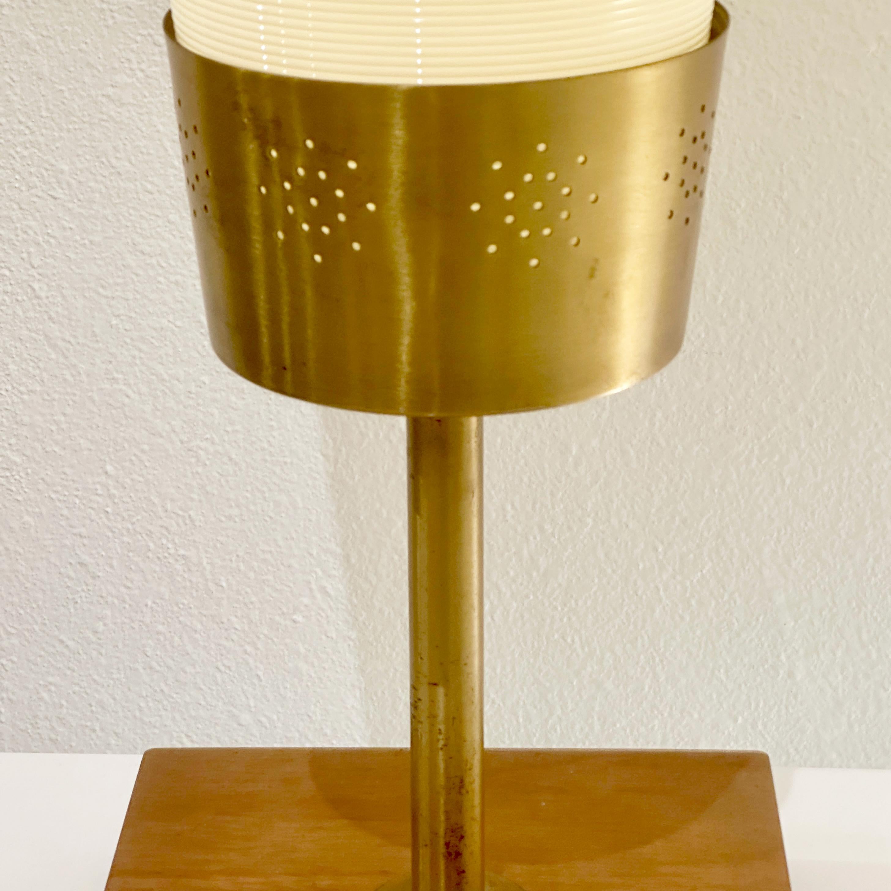 Spun Yasha Heifetz Rotaflex Oversized Table Lamp, ca 1950s For Sale