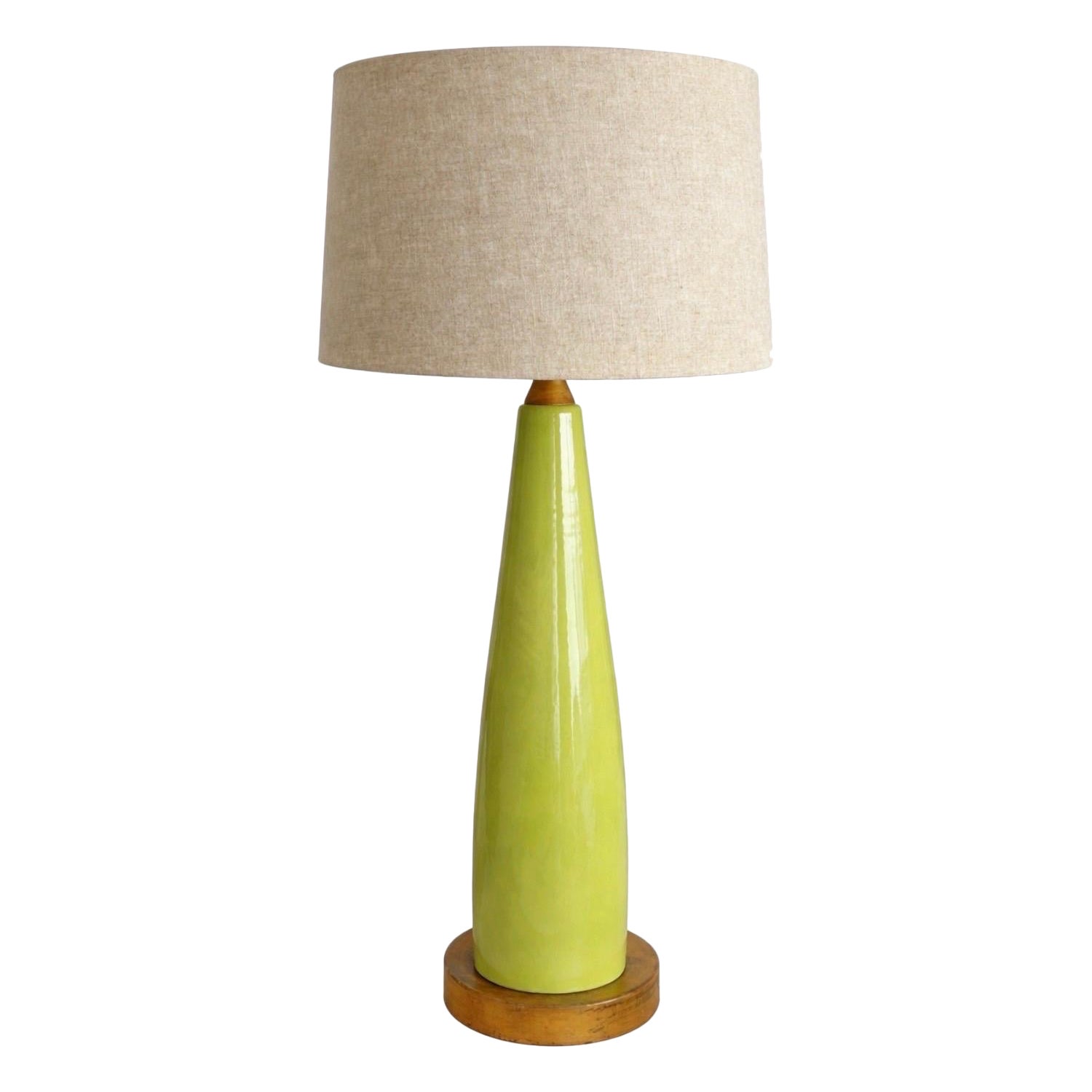 Yasha Heifetz Sculptural Mid Century Crramic Lamp