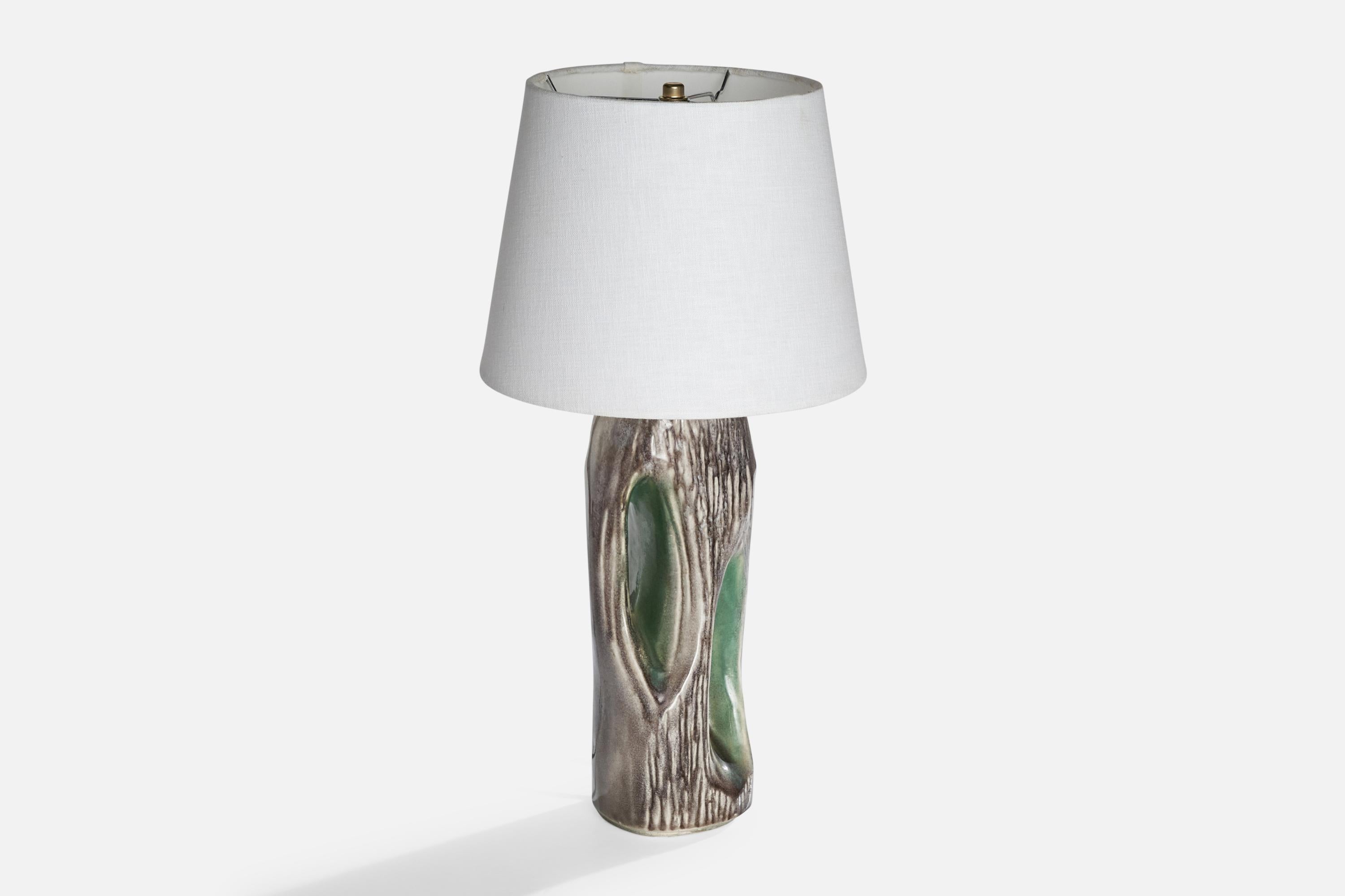 Céramique Yasha Heifetz, lampe de table, céramique, États-Unis, années 1950 en vente