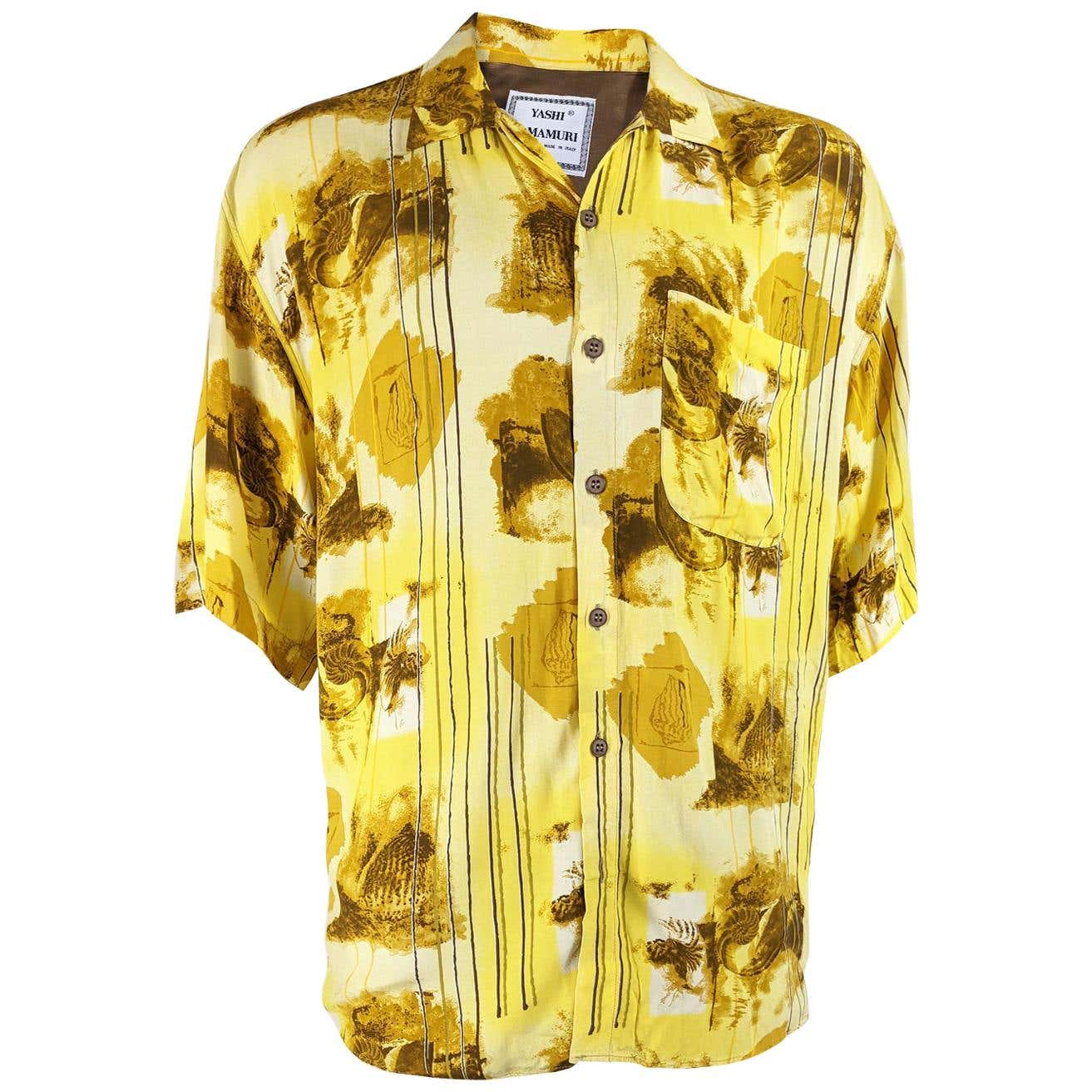 Yashi Yamamuri Vintage Mens Hawaiian Shirt, 1980s For Sale at 1stDibs ...
