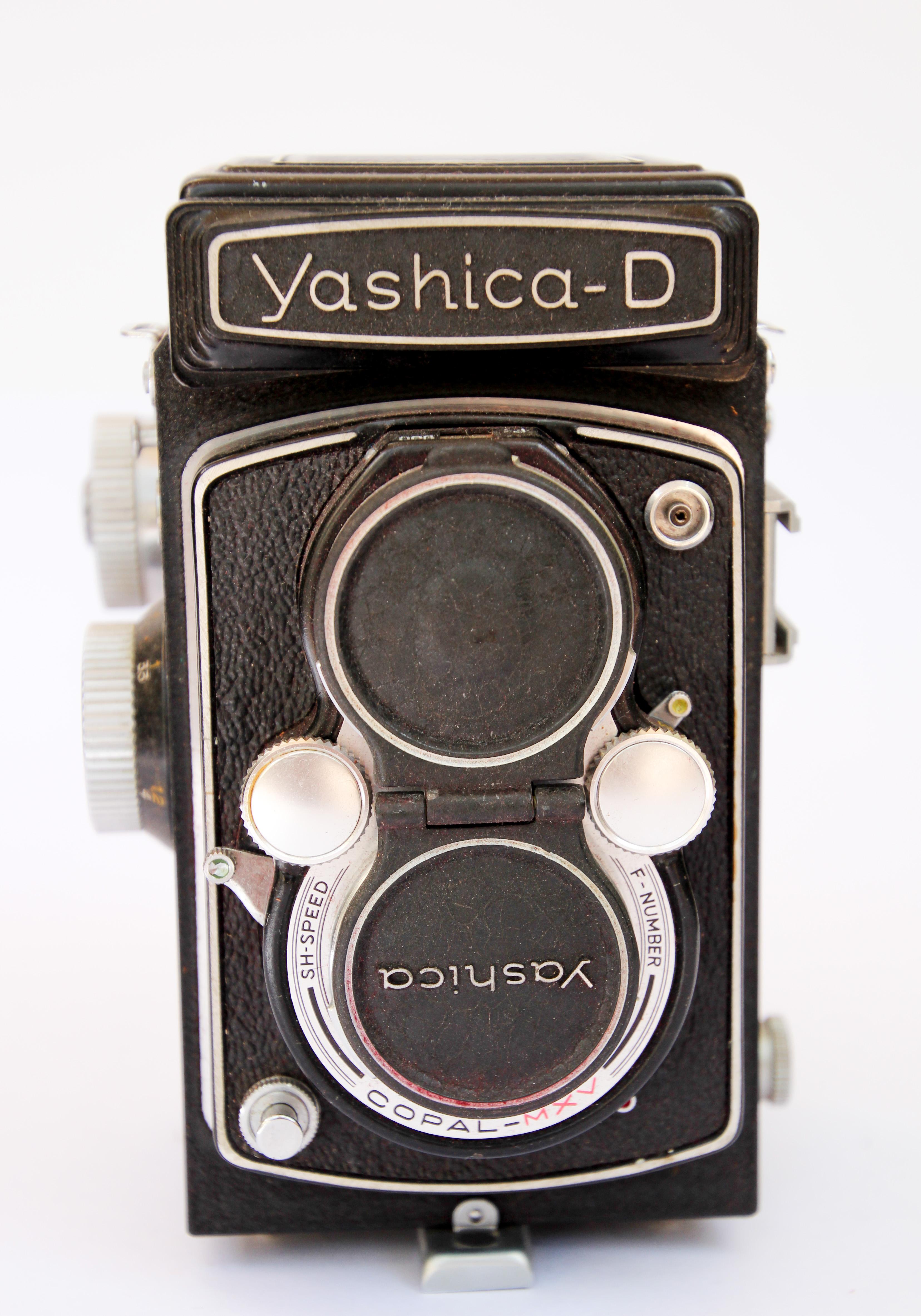 Mid-Century Modern Yashica-D Camera with Case and Accessories, circa 1958