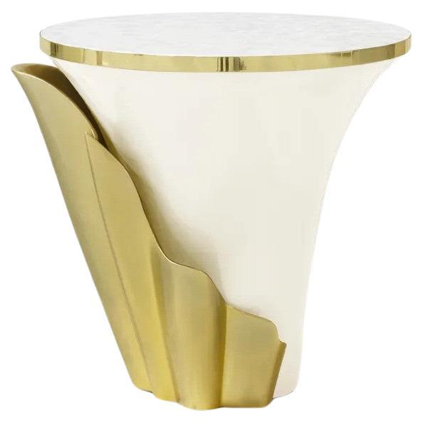 Yasmine Mother Of Pearl Side Table For Sale