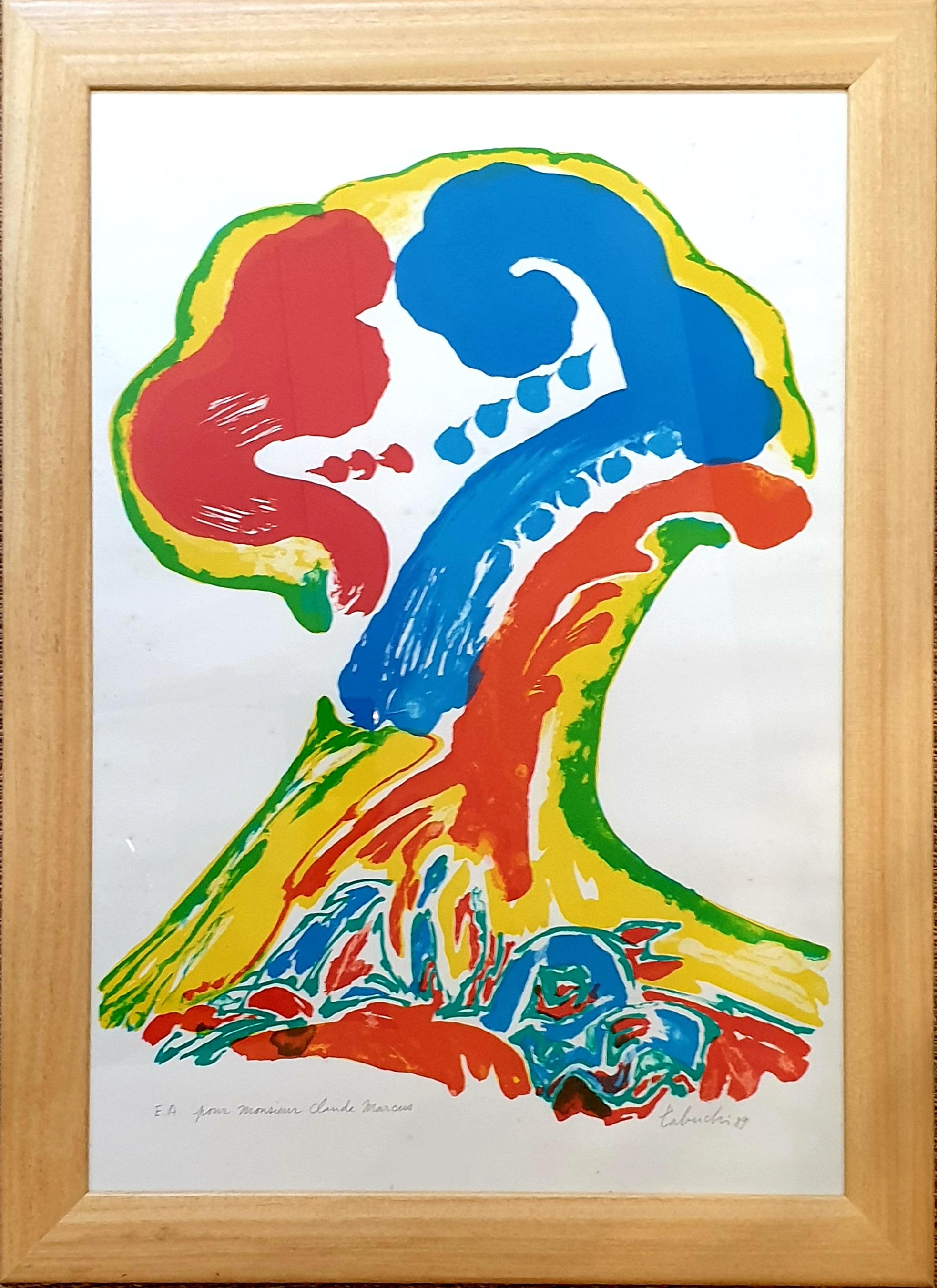  Yasse Tabuchi Abstract Print - The Tree of Life, Signed Artists Copy