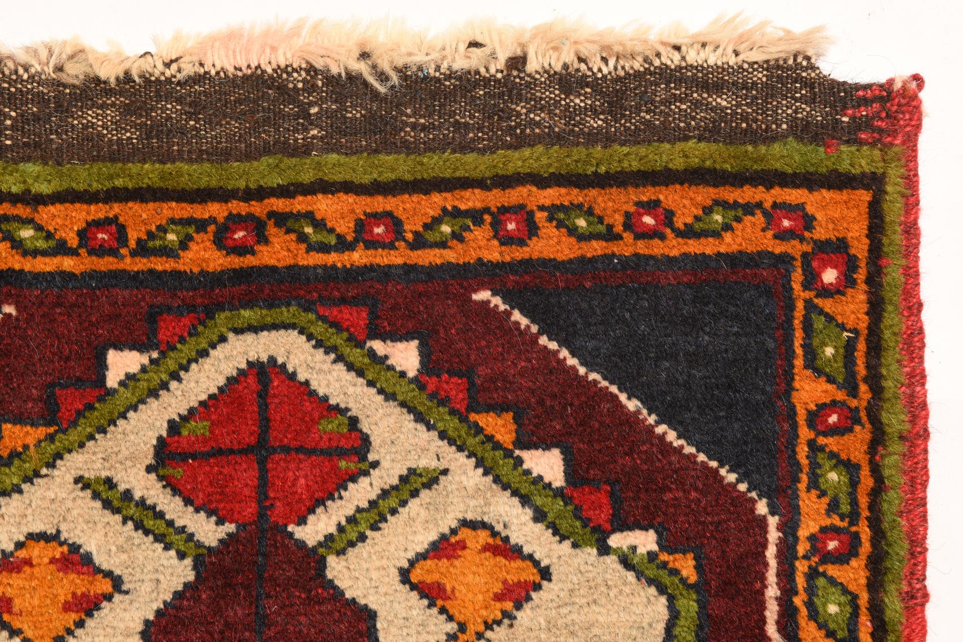 20th Century Yastik Little Carpet not a Fragment For Sale