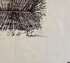 Japanese Modernist Sculptor Woodblock (Woodcut) Monotype (Monoprint) Print