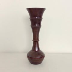 Yasumi Nakajima II Ikebana Bronze Vase, circa 1960, Japan.