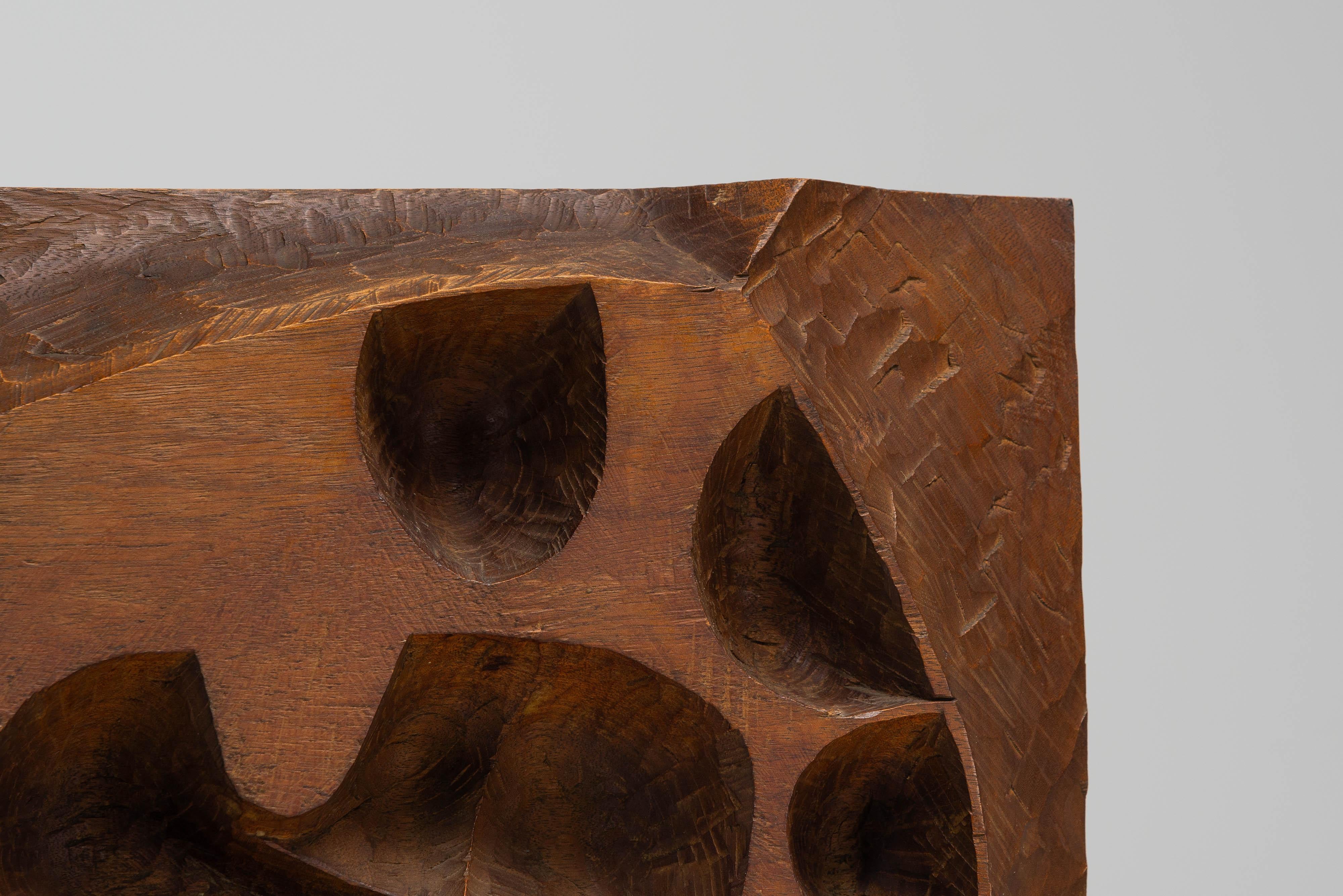 Yasuo Fuke abstract wooden sculpture Italy 1968 In Good Condition For Sale In Roosendaal, Noord Brabant