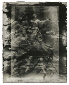 Funerary Monument: Bernini sculpture photograph w/ handwork from Rome, Italy