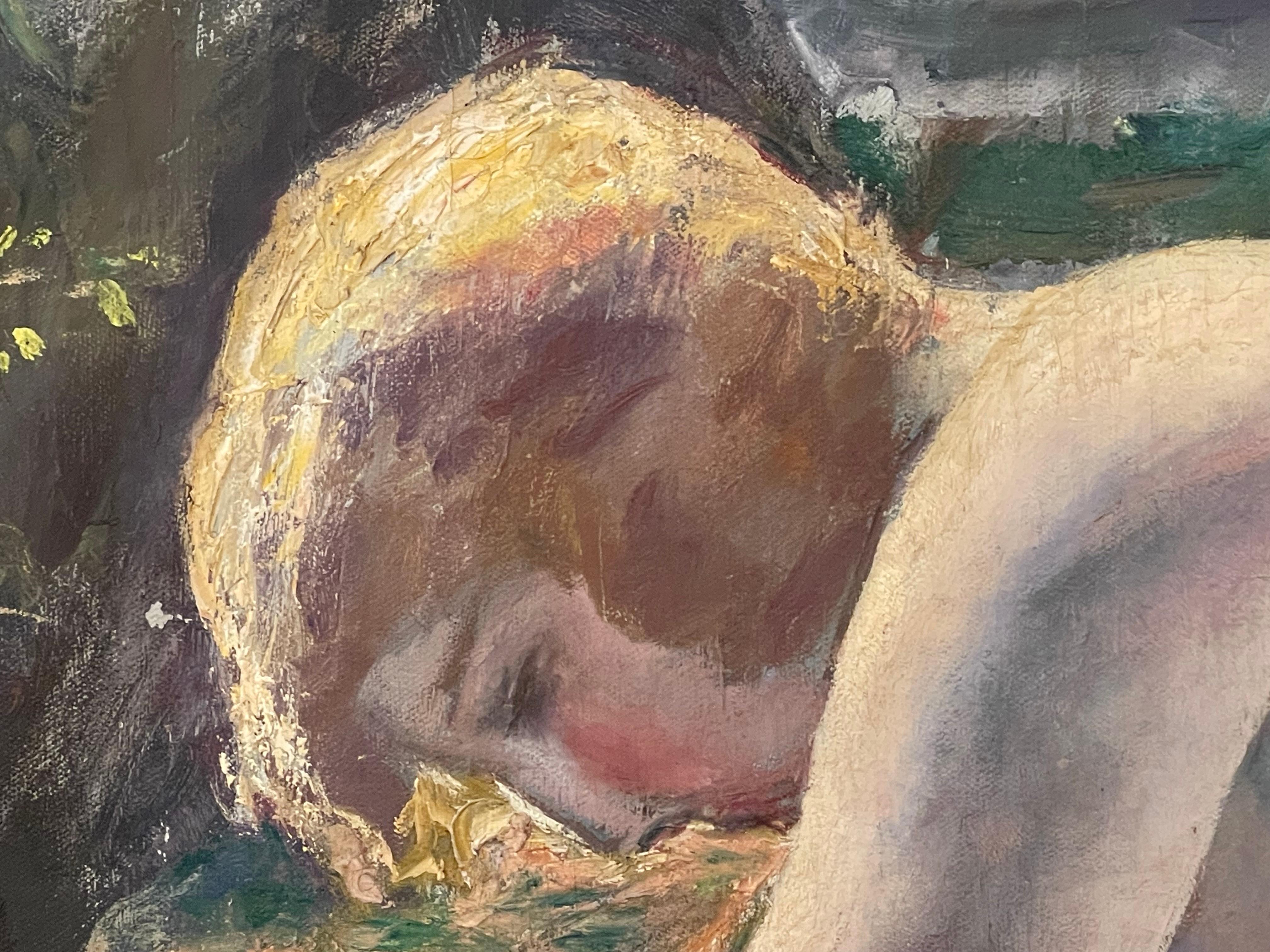 « La baignoire », Yasushi Tanaka (1886-1941) en vente 2