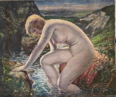 "The bath", Yasushi Tanaka (1886-1941)