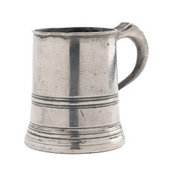 Yates & Birch Pewter Half Pint Mug, 1839-1860