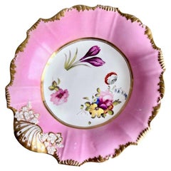 Yates Pink Shell Dish, Patt. 1768 to Match H&R Daniel Patt. 4205, 1827