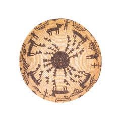 Yavapai Native American Pictorial Basket, circa 1900s