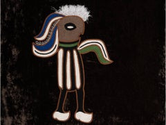 Yawkey Hand Embroidered Brown Velvet Pillow Cover