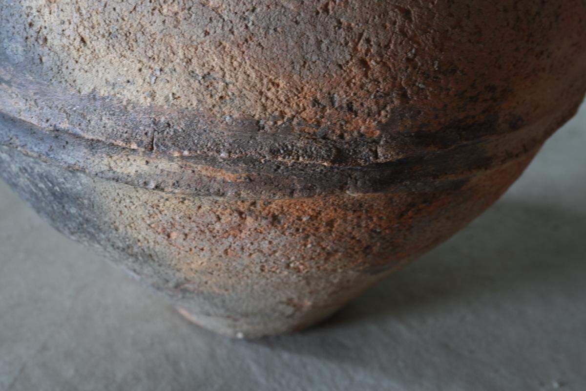 Yayoi Earthenware Deep Bowl/Antique Japanese vase/300 BCE – 250 CE/Wabi-sabi For Sale 14