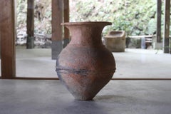 Yayoi Earthenware Deep Bowl/Antique Japanese vase/300 BCE – 250 CE/Wabi-sabi