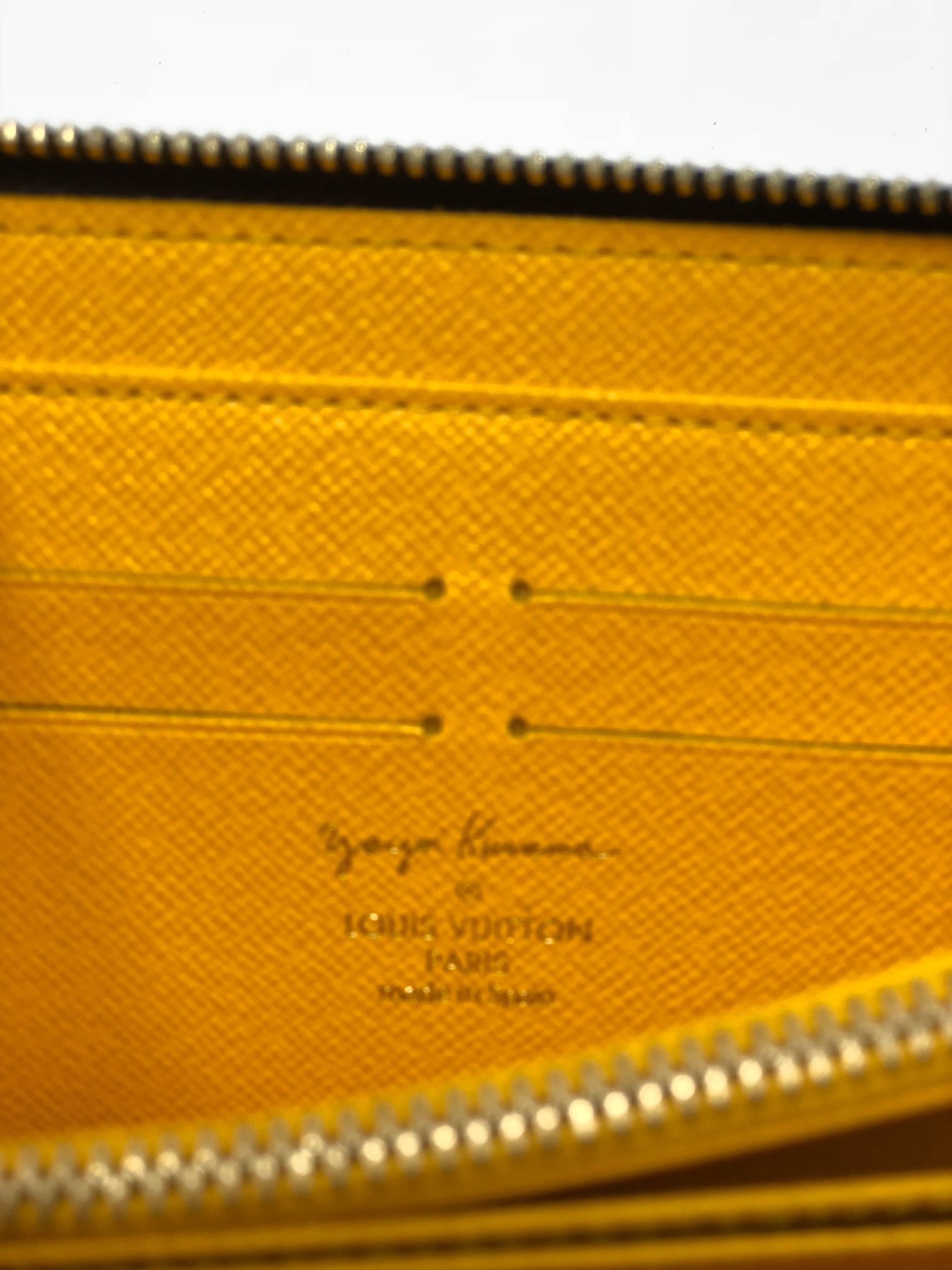 Women's or Men's Yayoi Kusama clutch zippy wallet 