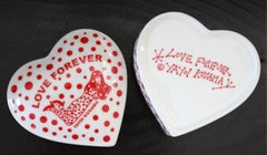 Bol en céramique avec couvercle « Love Forever » de Yayoi Kusama
