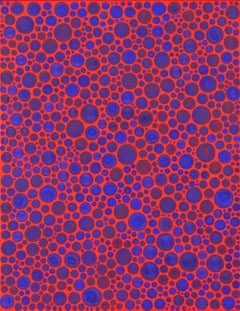 Dots-Obsession by Yayoi Kusama - Abstract contemporary painting