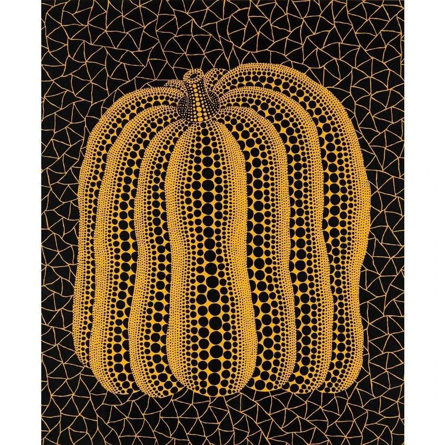 Yayoi Kusama Louis Vuitton LIMITED Catalog with pumpkin stickers