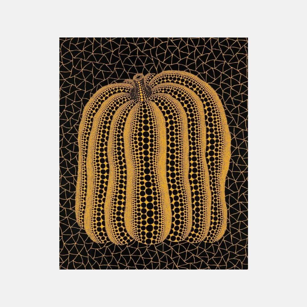 A Pumpkin (T) Yayoi Kusama pumpkin print limited edition red abstract pattern