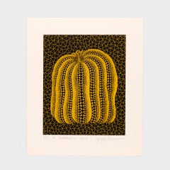 A Pumpkin (T) Yayoi Kusama Pumpkin Druck limitierte Auflage rotes abstraktes Muster