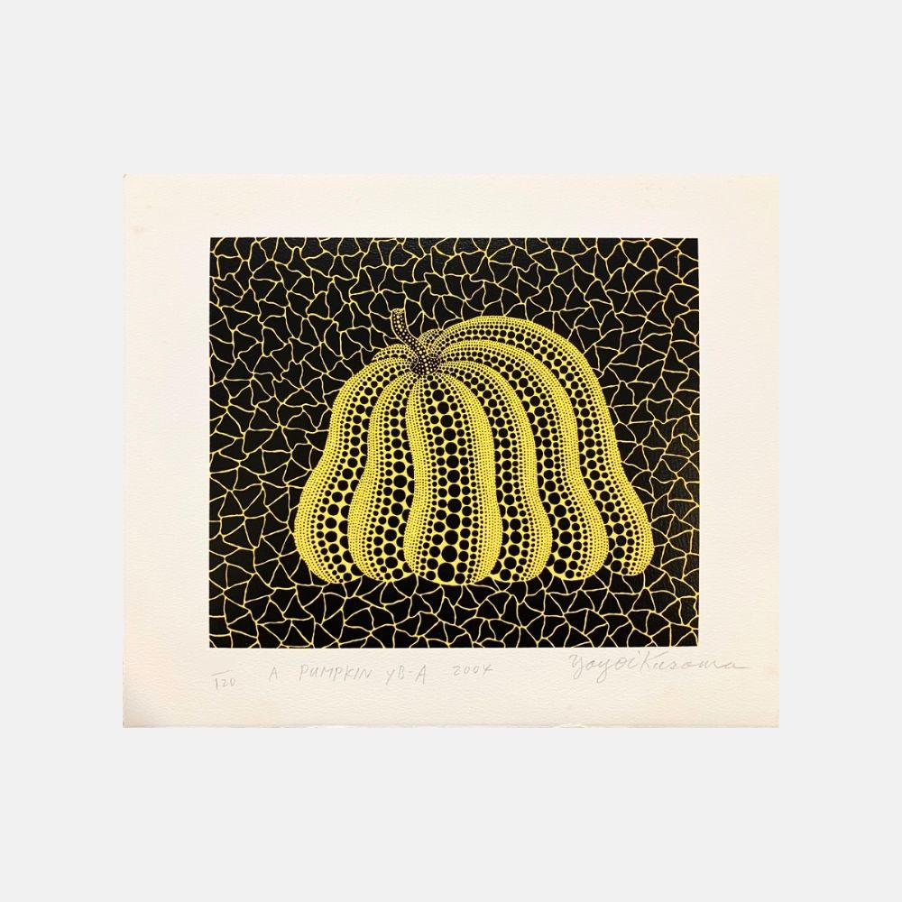 Yayoi Kusama Still-Life Print - A Pumpkin YB-A (Kusama 325)