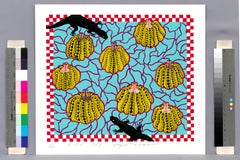 Black Lizards, 1989, Screenprint by Yayoi Kusama (ABE 132) signed by the artist