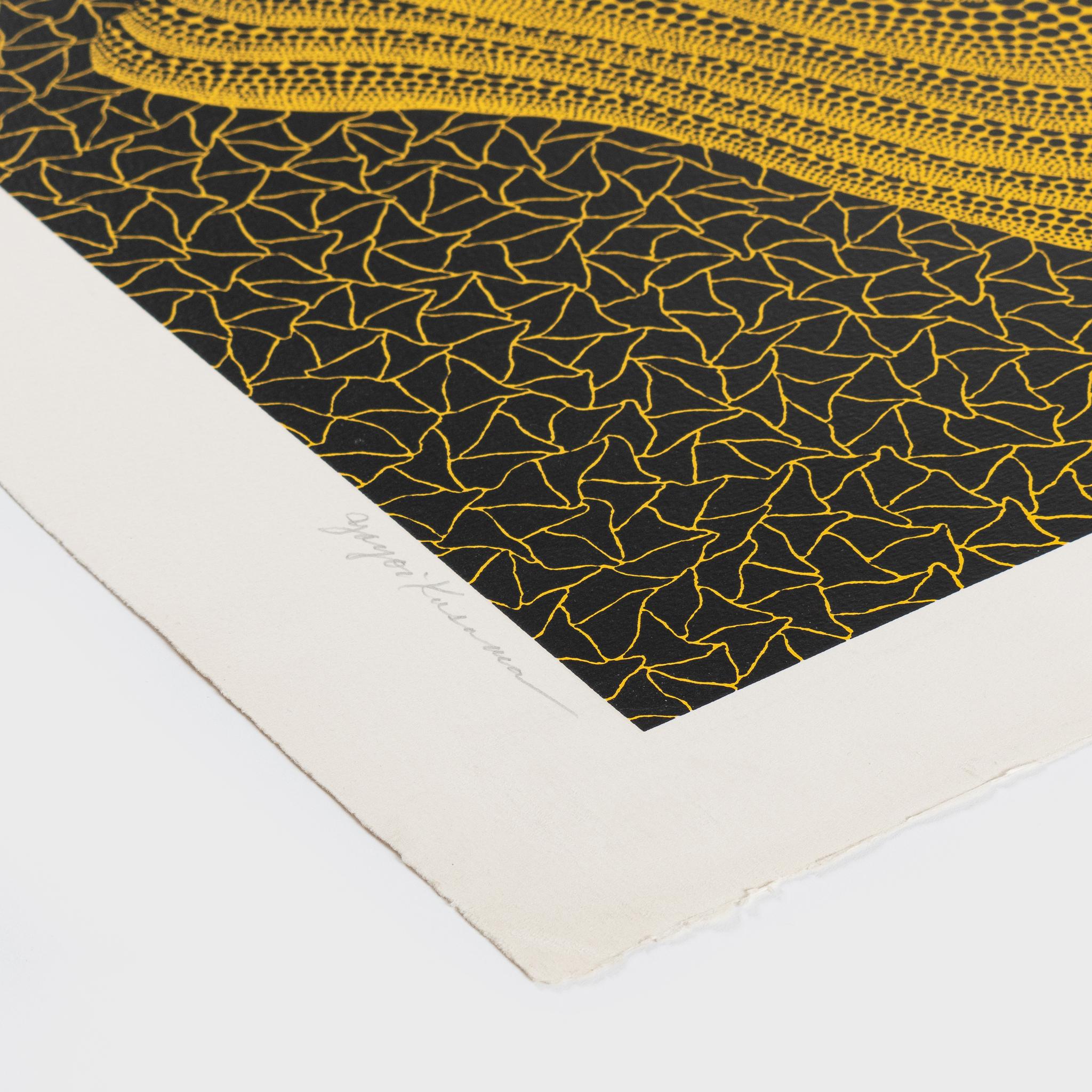 Dancing Pumpkin - Print by Yayoi Kusama