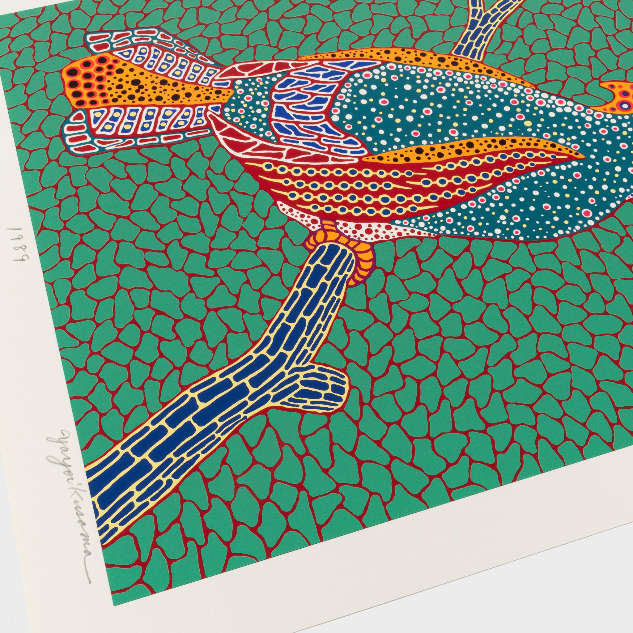 Amanecer - Still-Life Print Gris de Yayoi Kusama