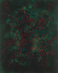 Fireflies (1999). Screenprint. Limited Edition 26/100 by Yayoi Kusama (ABE 250)