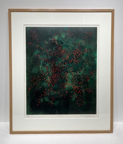 Fireflies (1999). Screenprint. Limited Edition 74/100 by Yayoi Kusama (ABE 250)