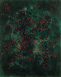 Fireflies (1999). Screenprint. Limited Edition 74/100 by Yayoi Kusama (ABE 250)