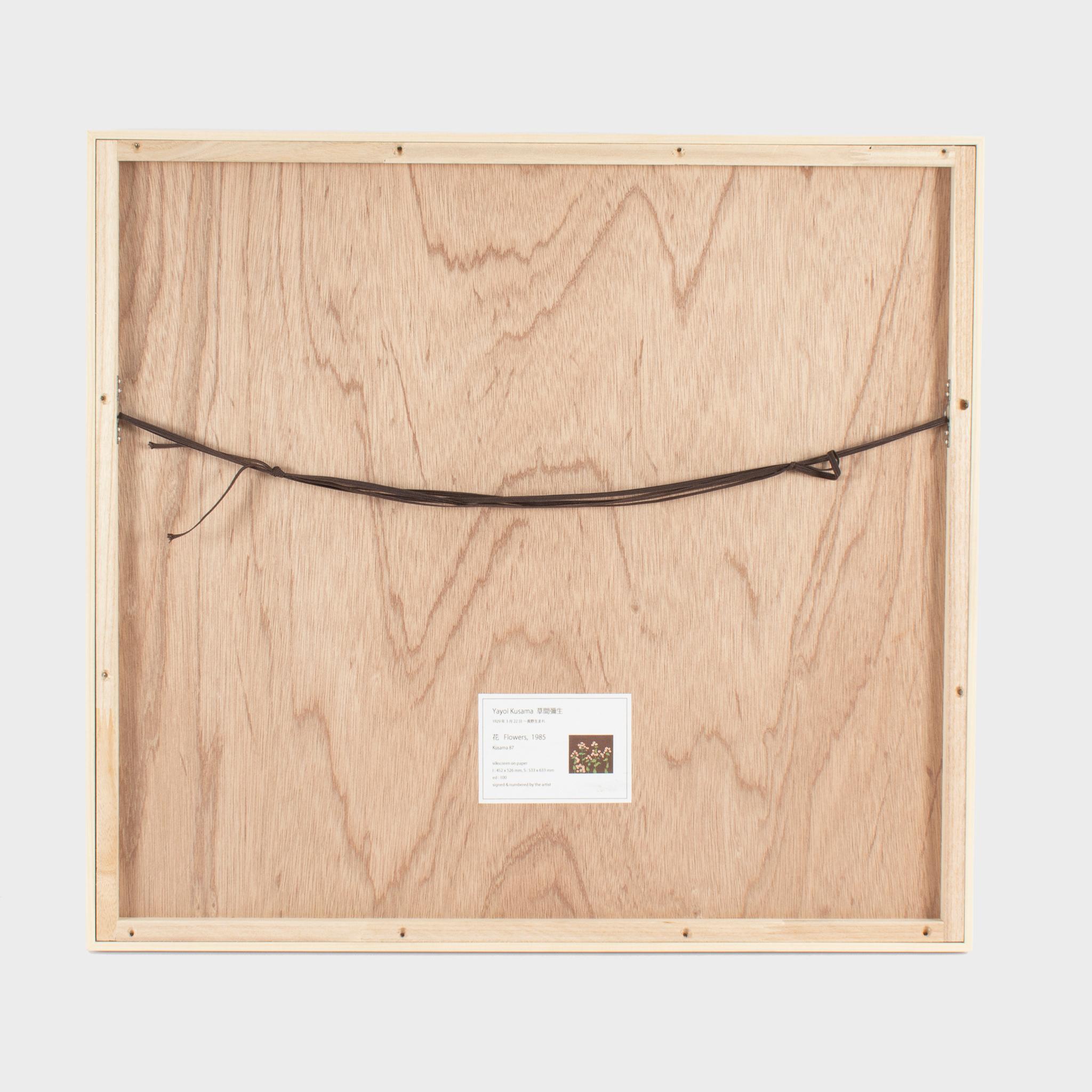 Screenprint
Edition of 100
53.5 × 61 cm (21.1 x 24 in)
61.3 x 67.5 x 2.5 cm, 24 x 26.6 x 1 in 
Signed, numbered, dated and titled
Artwork in excellent condition considering its age. Barely visible, undulation throughout sheet, staining along very