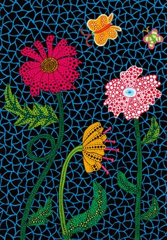 Flowers (2002). Lithograph. Limited Edition of 50 by Yayoi Kusama (ABE 309)