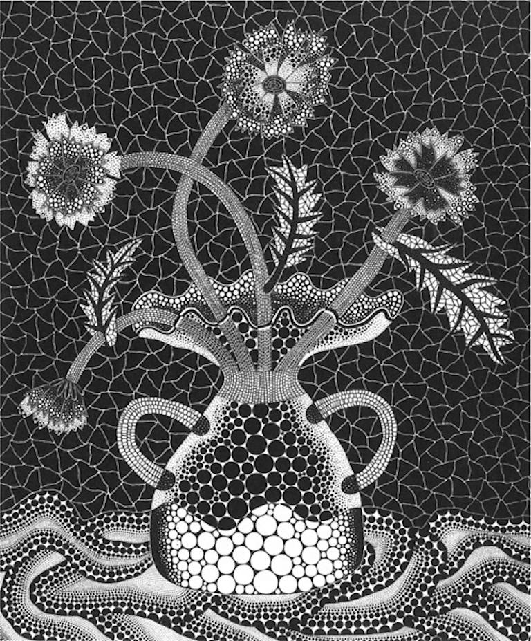 Yayoi Kusama Abstract Print - Flowers FW