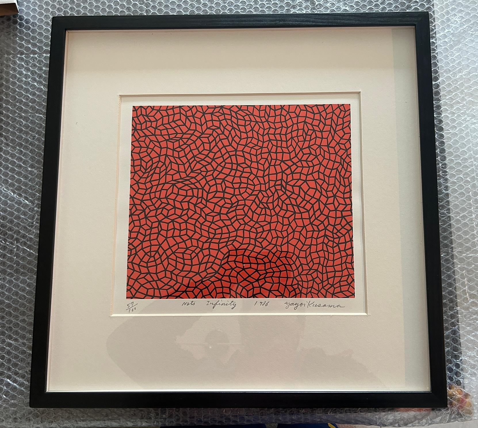 Infinity Nets (1986). Screenprint. Limited Edition 57/100 by Yayoi Kusama ABE 95 For Sale 1