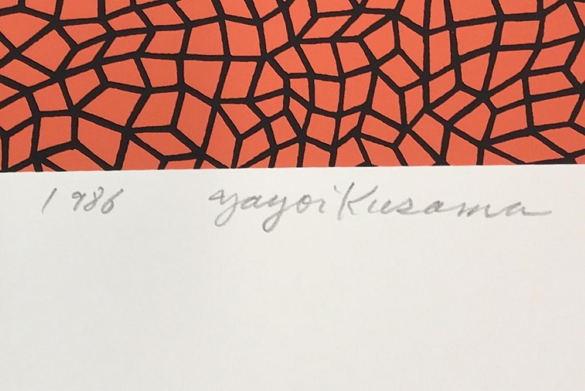 Infinity Nets (1986). Screenprint. Limited Edition 57/100 by Yayoi Kusama ABE 95 For Sale 3