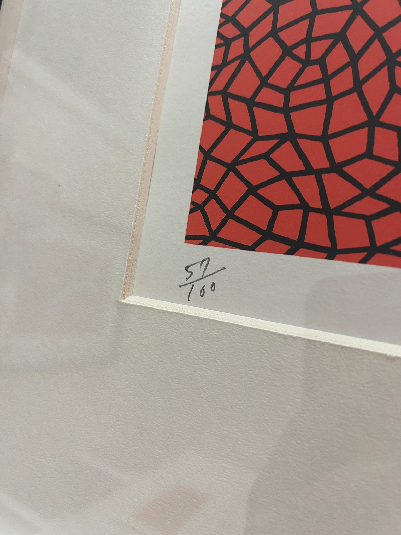Infinity Nets (1986). Screenprint. Limited Edition 57/100 by Yayoi Kusama ABE 95 For Sale 6