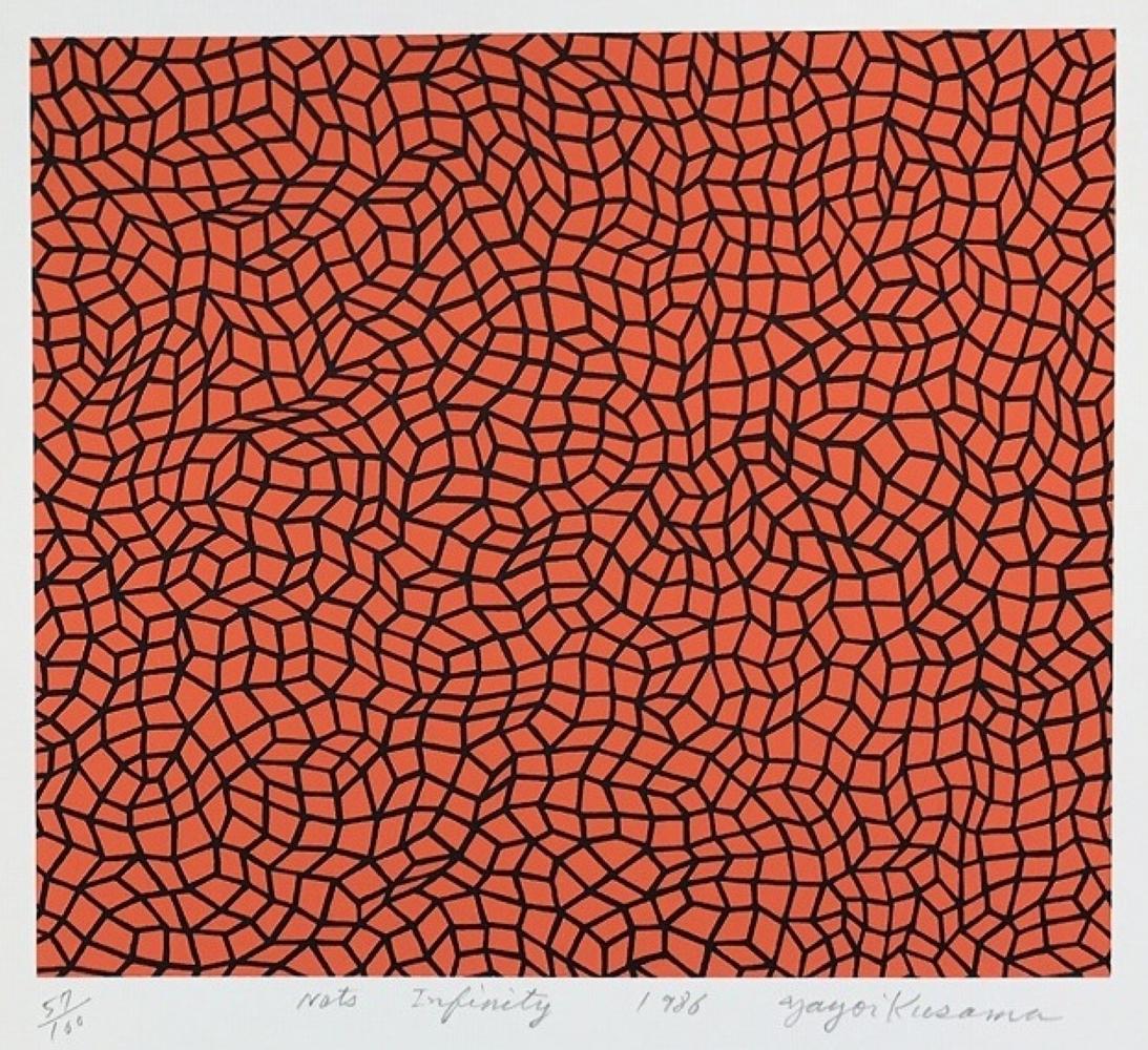 Infinity Nets (1986). Serigrafia. Edizione limitata 57/100 di Yayoi Kusama ABE 95
