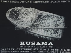 Vintage Kusama 1960s One Thousand Boats Show poster (Kusama Aggregation)