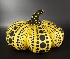 Kusama Large Plush Pumpkin (Kusama yellow & black pumpkin)