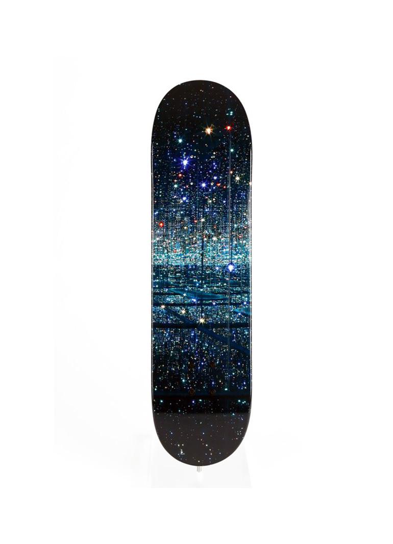 Kusama Skateboard Deck (Yayoi Kusama infinity room) For Sale 5