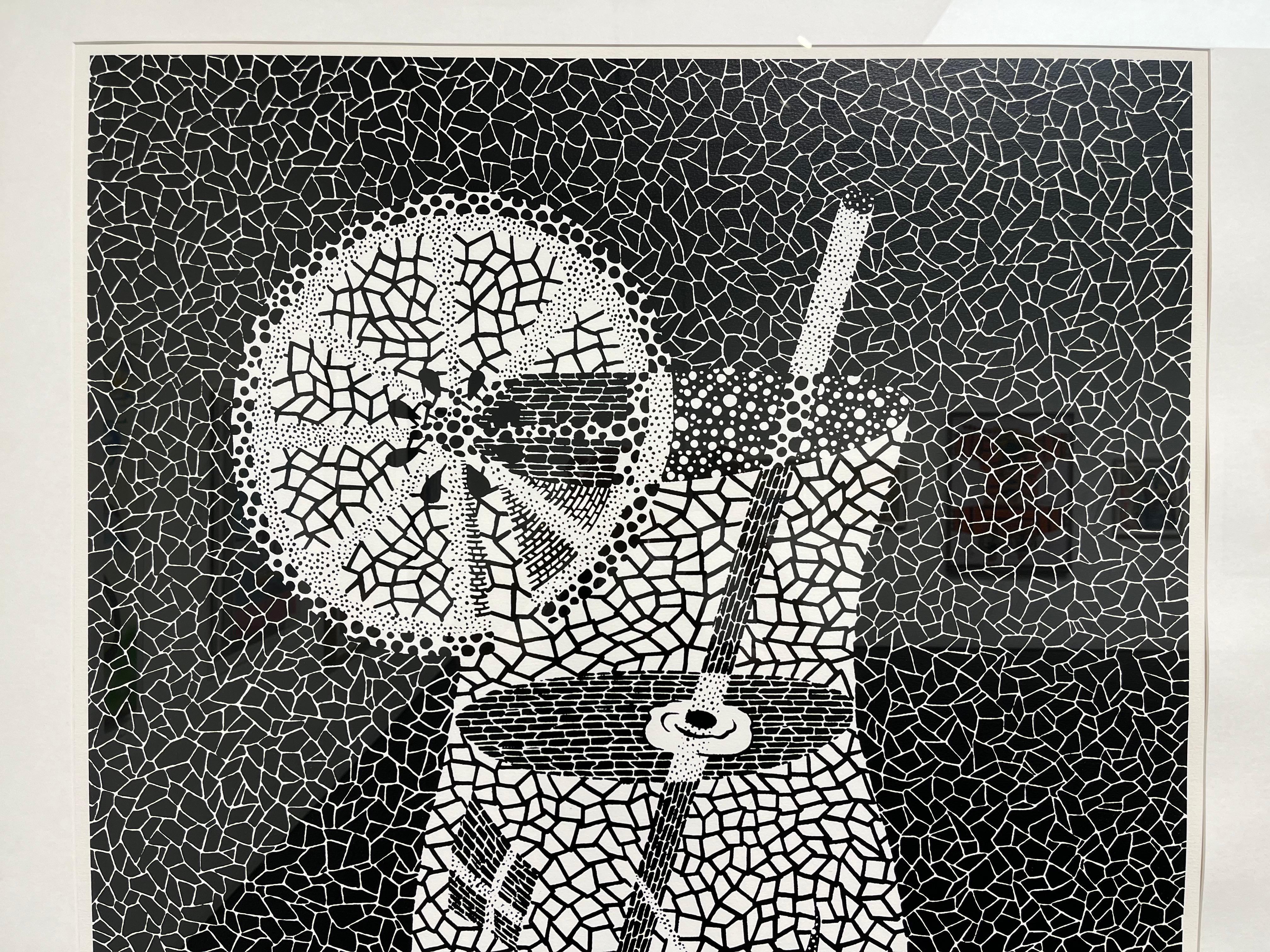 « Lemon Squash » (1988) Sérigraphie en édition limitée de 50 exemplaires par Yayoi Kusama (ABE 117) en vente 2