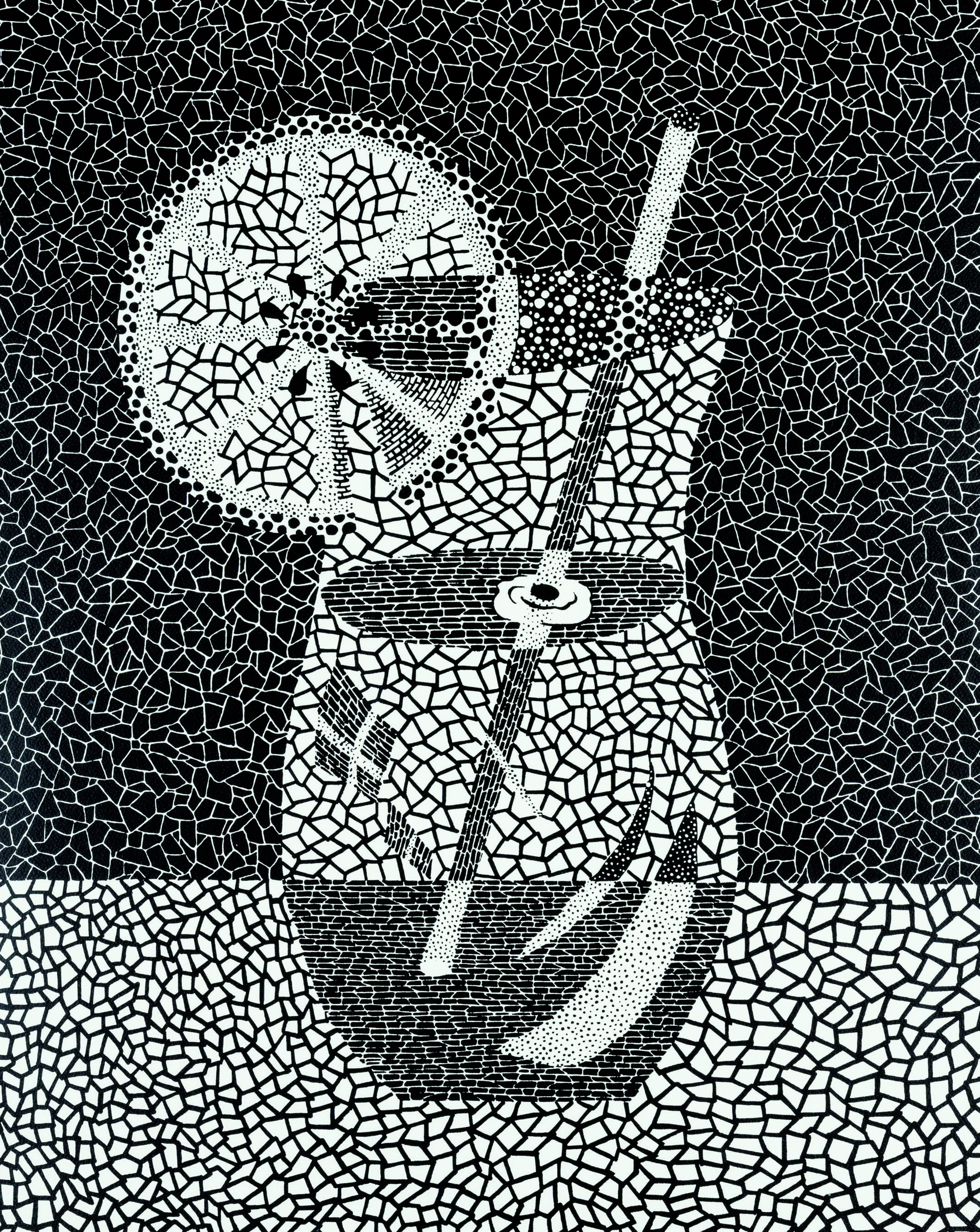 Yayoi Kusama 
Zitronenkürbis (1988). Ausgabe 18/50
Siebdruck
Vom Künstler mit Bleistift signiert, auf Japanisch betitelt, datiert und nummeriert.
[3 Bildschirme, 2 Farben, 3 Durchläufe]
84,6 x 68 cm (Bild) 
97,5 x 79,3 cm  (Blatt)
Auflage: 50 + 5