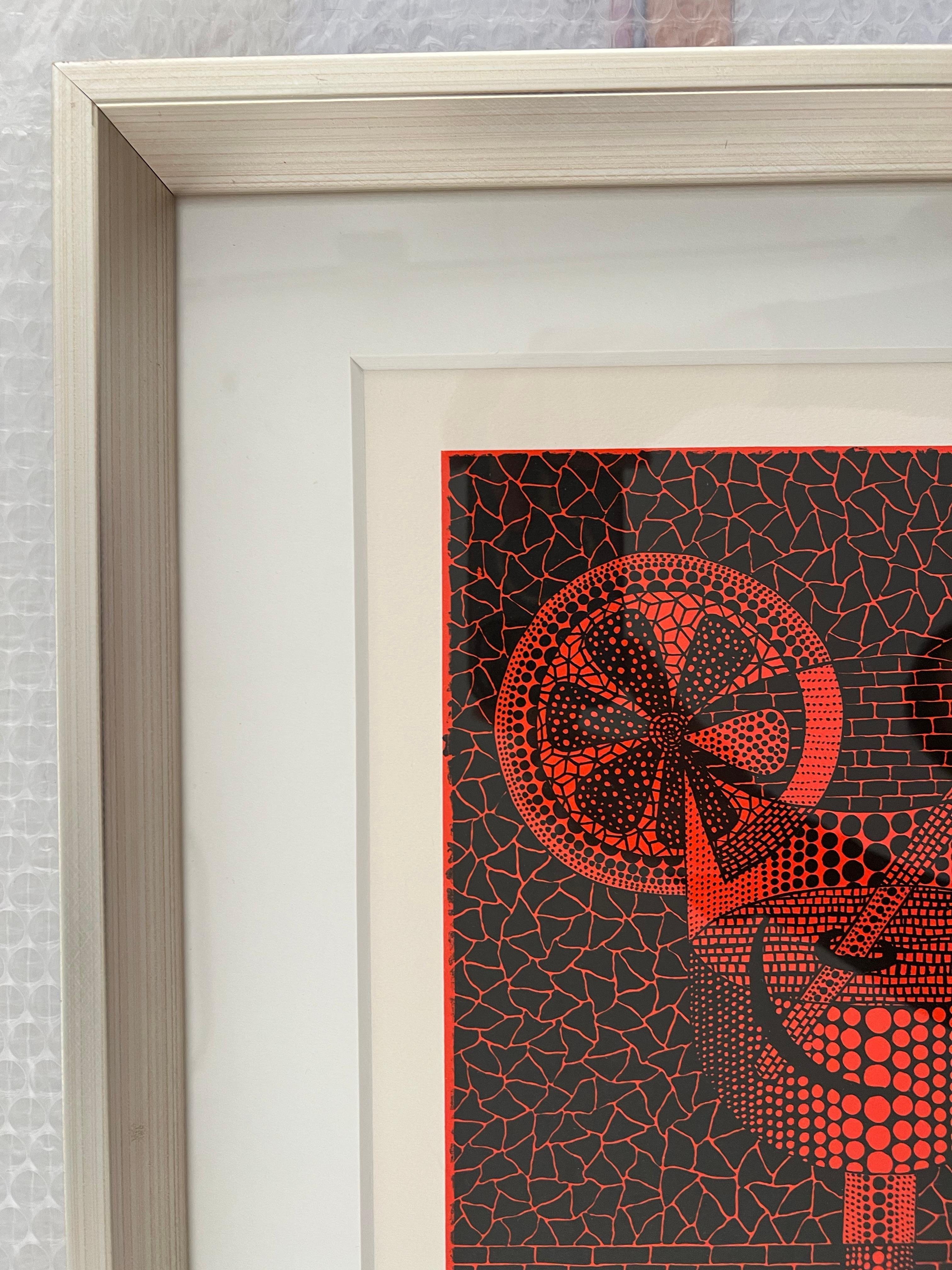 Lemon Squash (1992). Lithograph Limited Edition of 150 by Yayoi Kusama (ABE 158) For Sale 9